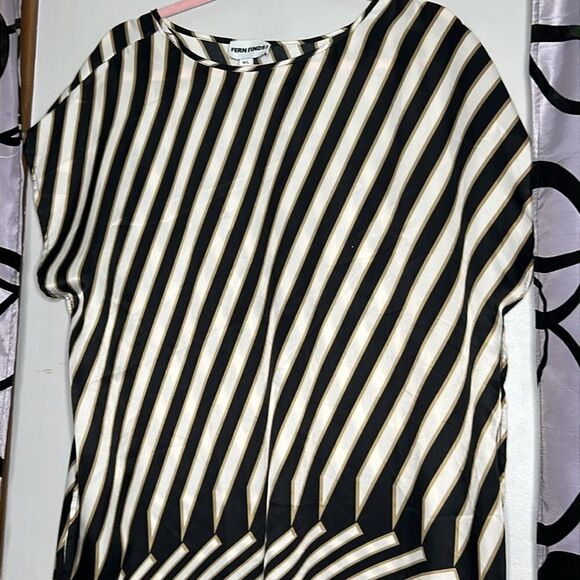 Fern Finds Contrast stripe Shift Dress/Tunic Medium/Large - Picture 6 of 15